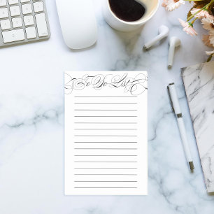 Elegant Calligraphy To Do List Post-it Notes