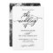 Elegant Calligraphy Wedding Invitation