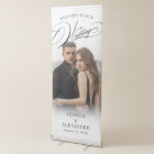 Elegant Calligraphy Wedding Photo Welcome