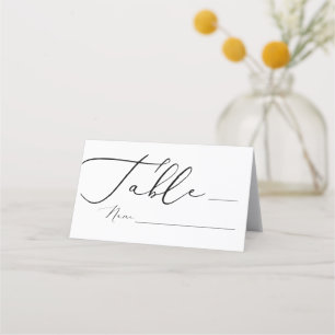 Elegant Calligraphy Wedding Place Cards