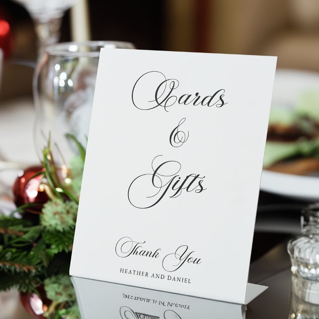 Elegant Calligraphy Wedding Table Sign (Creator Uploaded)