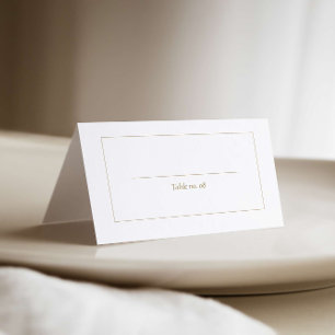 Elegant Calligraphy Wedding Tent Place Card