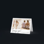 Elegant Calligraphy Wedding Thank You Card<br><div class="desc">Where Dreams Meet Elegance Elevate your special day with our enchanting ensemble of stationery, meticulously crafted to infuse your wedding with whimsy and grace. From delicate invitations to exquisite place cards, this collection is a symphony of intricate calligraphy and timeless design. Create a celebration that's uniquely yours, as our Whimsical...</div>