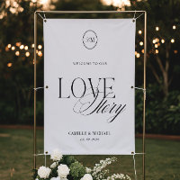 Elegant Calligraphy Welcome To Our Wedding Vinil