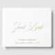 Elegant Calligraphy White & Sage Green Wedding