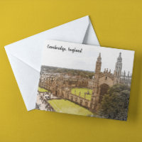 Elegant Cambridge England UK Panorama View