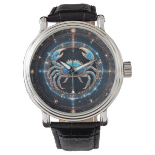 Elegant Cancer Zodiac Sign Watch