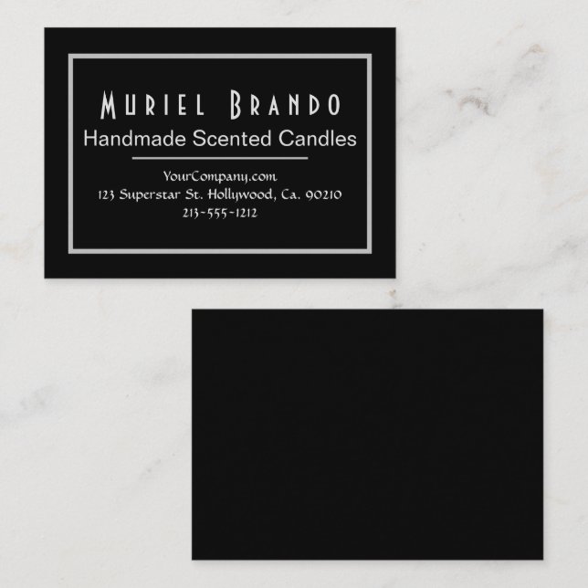 Elegant Candle Company V2 Business Card (Front/Back)