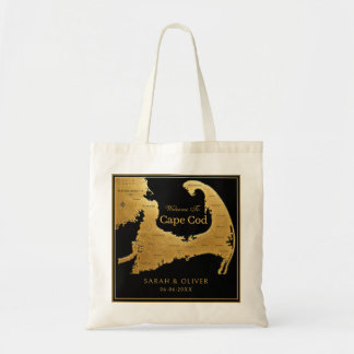 Elegant Cape Cod Wedding Welcome Tote Bag