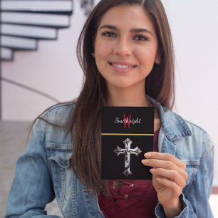 Elegant captivating visual Cross Postcard