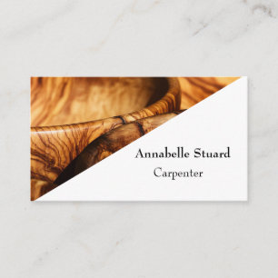 Elegant Carpenter Business Card