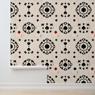Elegant Casino Royale: Ace & King Playing Card Wallpaper