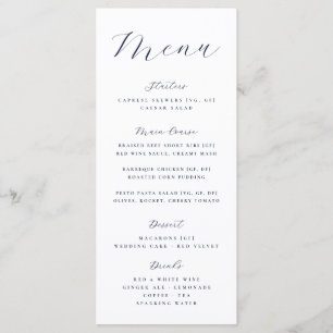 Elegant Castle Illustration Destination Wedding Menu