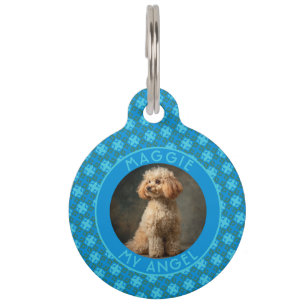 Elegant Cat Lover Present Tribal Print Pet Tag