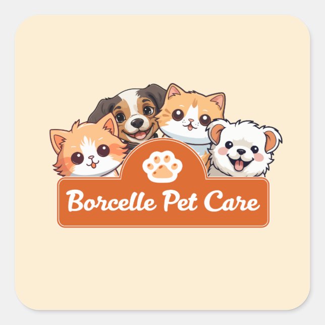 Elegant Cat Lover Sticker | cat dad (Front)