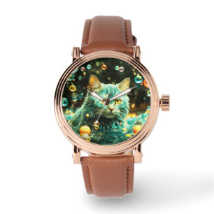 Elegant Cat watch for cat lover