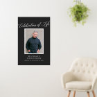 Elegant Celebration of Life Memorial Photo Sign