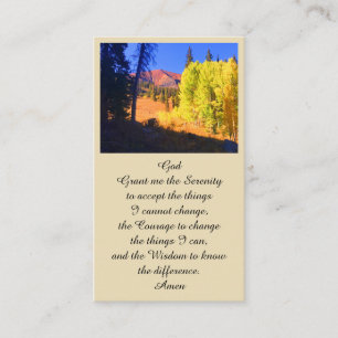 Elegant Celebration of Life Memorial Prayer Card