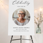 Elegant Celebration Of Life Photo Memorial Funeral