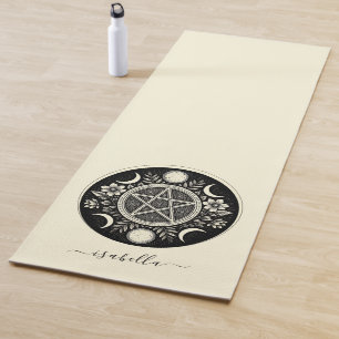 Elegant Celestial Sun Moon Personalised  Yoga Mat