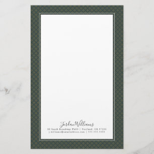 Elegant Celtic Knot Pattern Stationery
