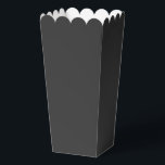 Elegant Chalkboard Black Popcorn Favour Box Design<br><div class="desc">Add vintage charm to your celebration with this elegant chalkboard black popcorn favour box. Featuring a sleek matte finish and classic style,  it’s perfect for rustic weddings,  birthday parties,  or corporate events. Fill with popcorn,  candy,  or small treats for a timeless,  stylish presentation guests will love.</div>