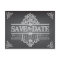 Elegant Chalkboard Save the Date Wedding Postcard