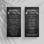 Elegant Chalkboard Wedding Ceremony Programs Programme<br><div class="desc">Elegant Chalkboard Wedding Ceremony Programs.</div>