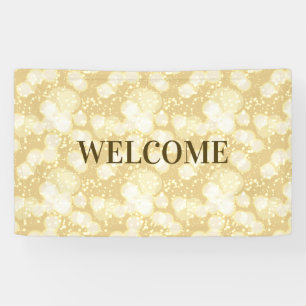 Elegant Champagne Bubbles Banner