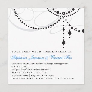 Elegant Chandelier Invitation