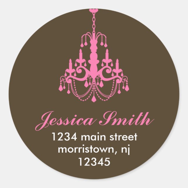 Elegant Chandelier Stickers (Front)
