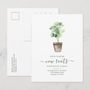 Elegant Change of Address Moving Announcement Postcard