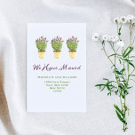 Elegant Change of address  | Moving Announcement Postcard<br><div class="desc">Elegant Lavender | Moving Announcement . This is a template ready for you to add your details to .</div>