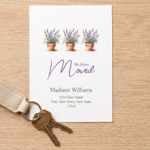 Elegant Change of address    Moving Announcement Postcard
