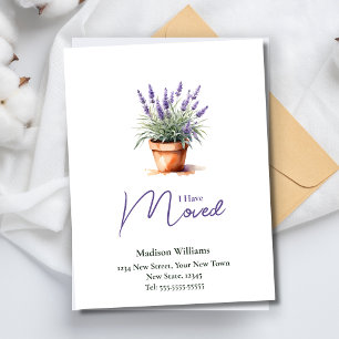 Elegant Change of address Moving Announcement Postcard