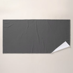 Elegant Charcoal Grey Absorbent Bath Towel