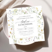 Elegant Charity Lunch Floral Wildflowers
