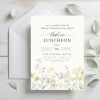 Elegant Charity Lunch Floral Wildflowers