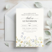 Elegant Charity Lunch Floral Wildflowers