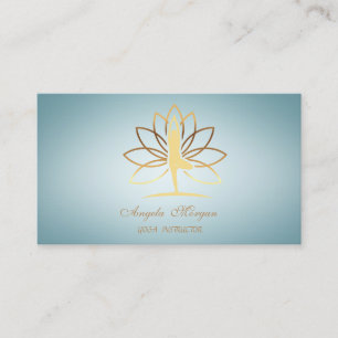 Elegant Charming Professional Lotus Flower Women Business Card