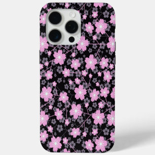 Elegant Cherry Blossom cute pink floral pattern iPhone 15 Pro Max Case