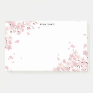 Elegant Cherry Blossom Personalised Post-It® Notes