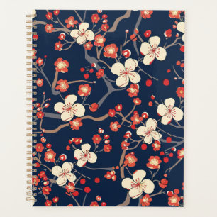 Elegant Cherry Blossom Seamless Pattern (10) Planner