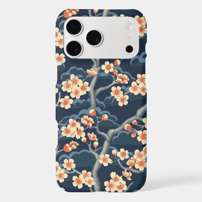 Elegant Cherry Blossom Seamless Pattern (11) (Back)