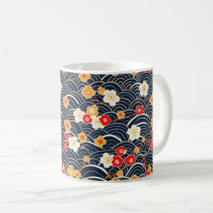 Elegant Cherry Blossom Seamless Pattern (12) Coffee Mug