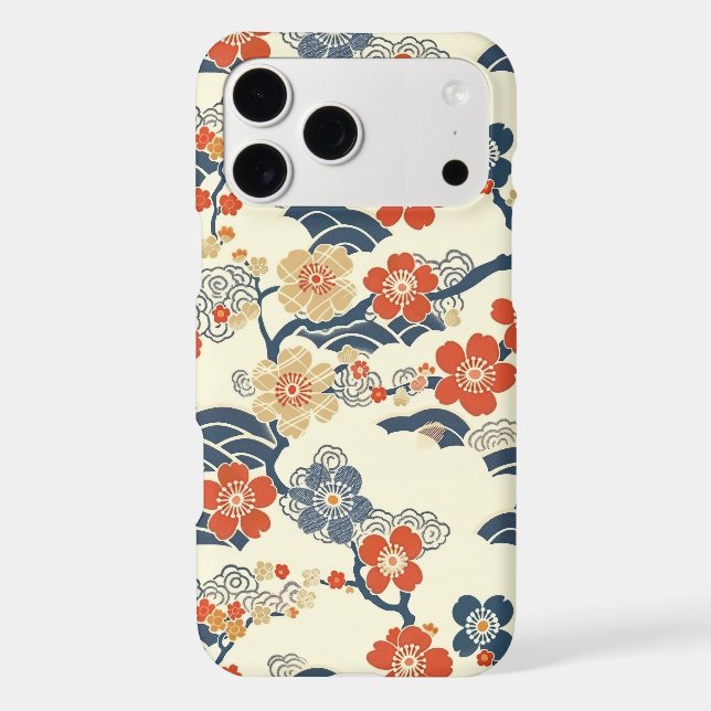 Elegant Cherry Blossom Seamless Pattern (14) (Back)