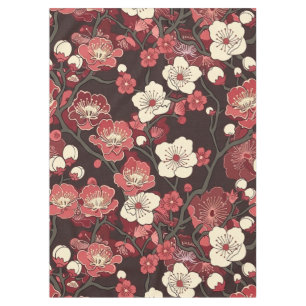 Elegant Cherry Blossom Seamless Pattern (16) Tablecloth