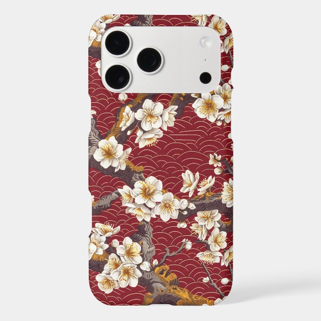 Elegant Cherry Blossom Seamless Pattern (17) (Back)