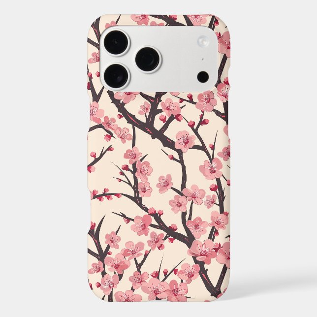 Elegant Cherry Blossom Seamless Pattern (6) (Back)