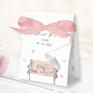 Elegant Cherry Blossom Wedding Favour Box